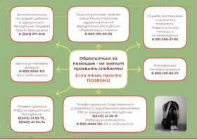 Карта ресурсов (различные виды помощи и меры поддержки семьям).
