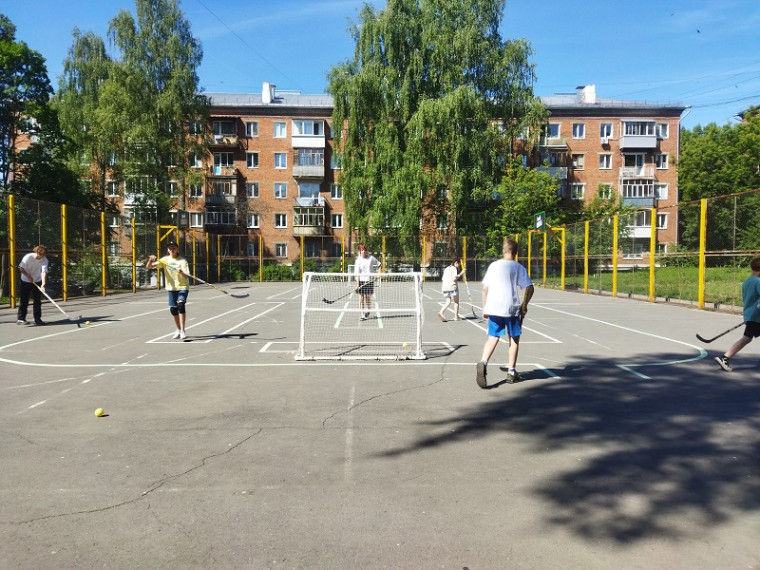 Играем в хоккей летом!.